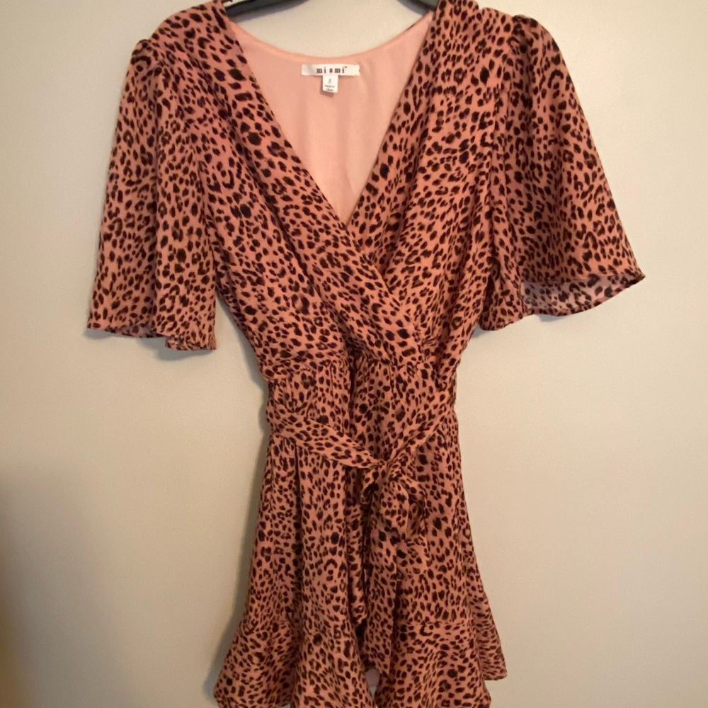 Cheetah print dress
